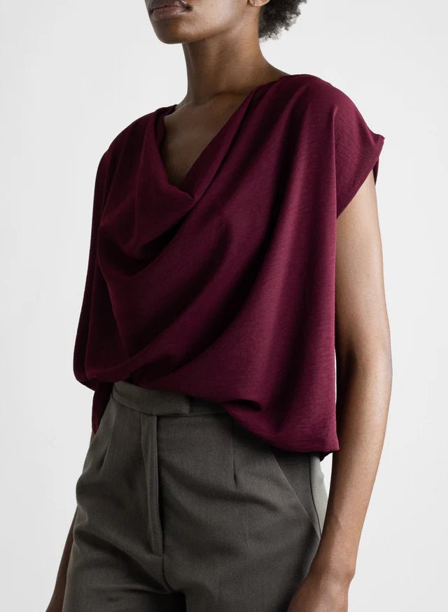 Meg Cowl Top (Porto) - Victoire BoutiqueMeg by Megan KinneyShirts & Tops Ottawa Boutique Shopping Clothing