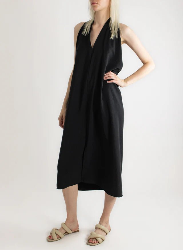 Meg Luis Halter Dress (Black) - Victoire BoutiqueMeg by Megan KinneyDresses Ottawa Boutique Shopping Clothing