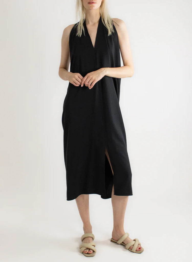 Meg Luis Halter Dress (Black) - Victoire BoutiqueMeg by Megan KinneyDresses Ottawa Boutique Shopping Clothing