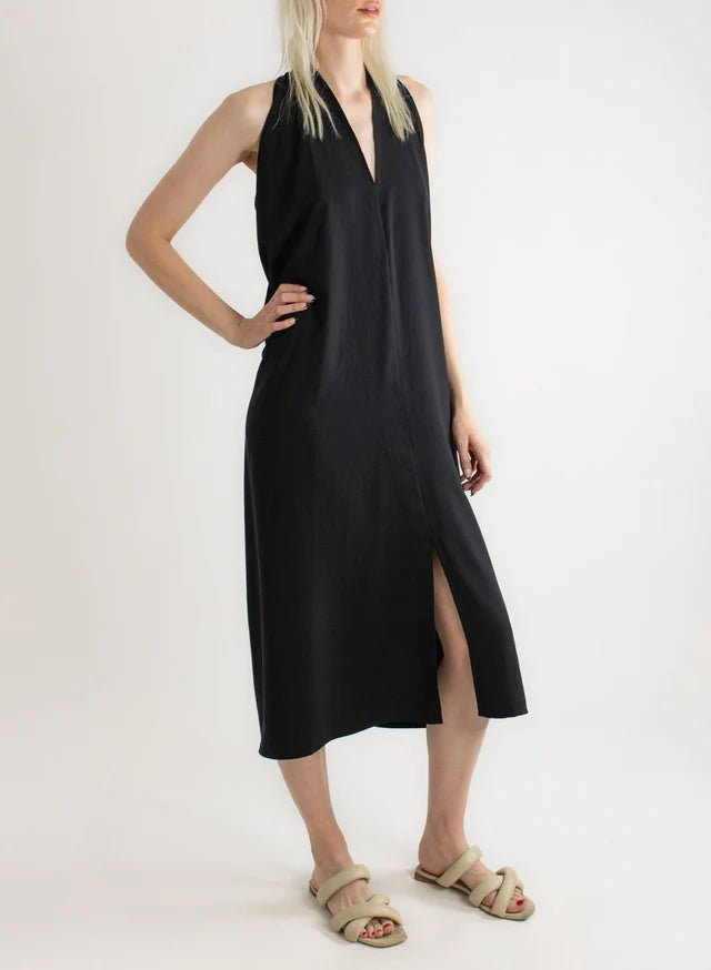 Meg Luis Halter Dress (Black) - Victoire BoutiqueMeg by Megan KinneyDresses Ottawa Boutique Shopping Clothing