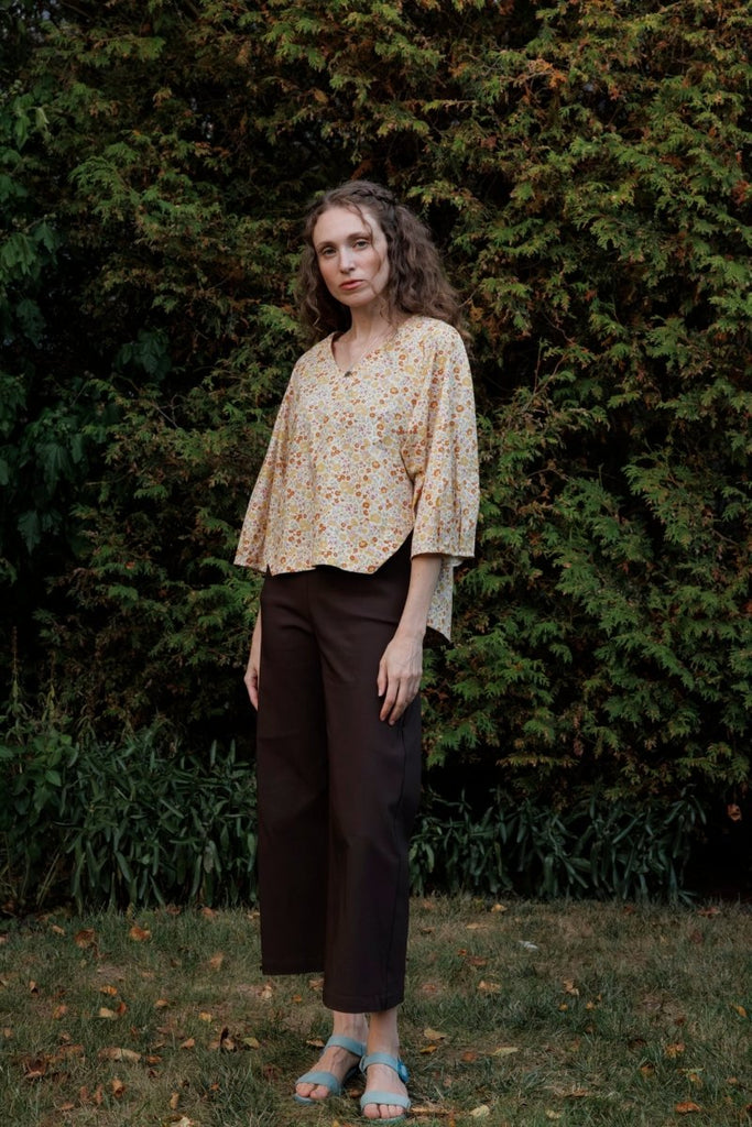 Meg Short Odette Pant (Chocolate) - Victoire BoutiqueMeg by Megan KinneyPants Ottawa Boutique Shopping Clothing