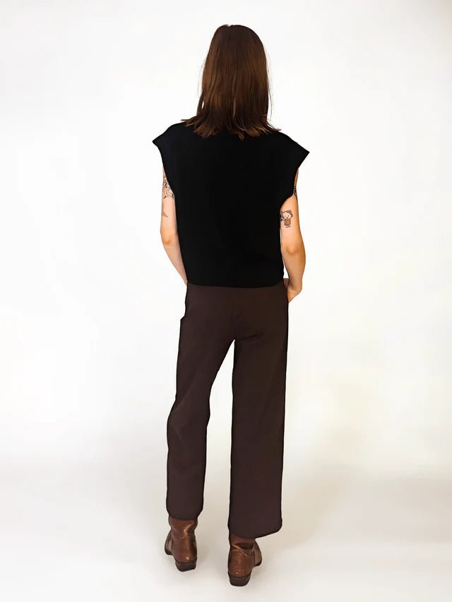 Meg Short Odette Pant (Chocolate) - Victoire BoutiqueMeg by Megan KinneyPants Ottawa Boutique Shopping Clothing