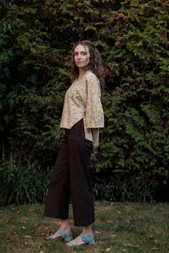 Meg Short Odette Pant (Chocolate) - Victoire BoutiqueMeg by Megan KinneyPants Ottawa Boutique Shopping Clothing