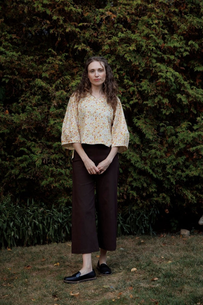 Meg Short Odette Pant (Chocolate) - Victoire BoutiqueMeg by Megan KinneyPants Ottawa Boutique Shopping Clothing