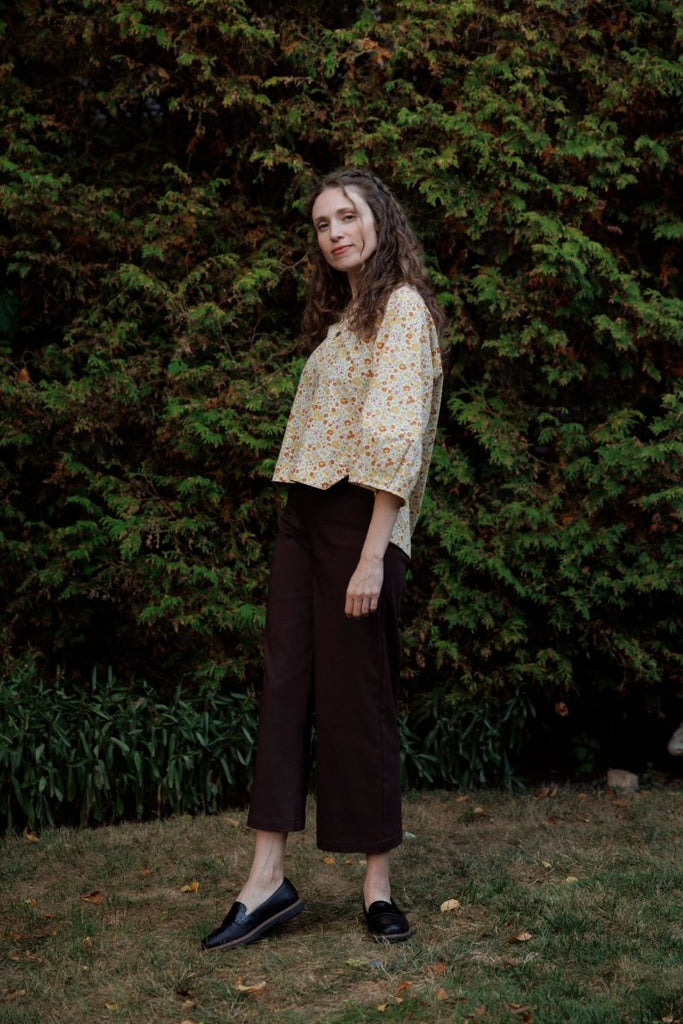 Meg Short Odette Pant (Chocolate) - Victoire BoutiqueMeg by Megan KinneyPants Ottawa Boutique Shopping Clothing