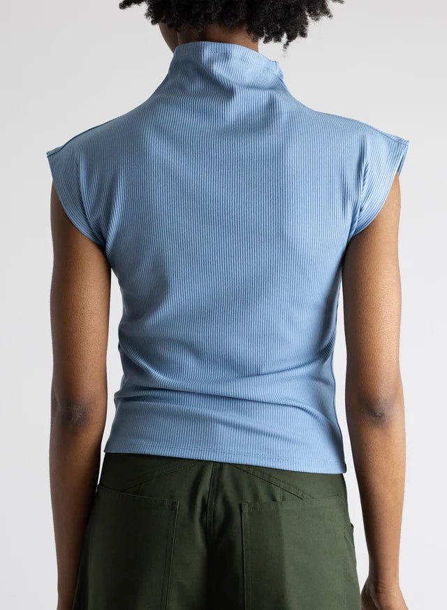 Meg Sleeveless Skinny Top (Powder Blue) - Victoire BoutiqueMeg by Megan KinneyShirts & Tops Ottawa Boutique Shopping Clothing