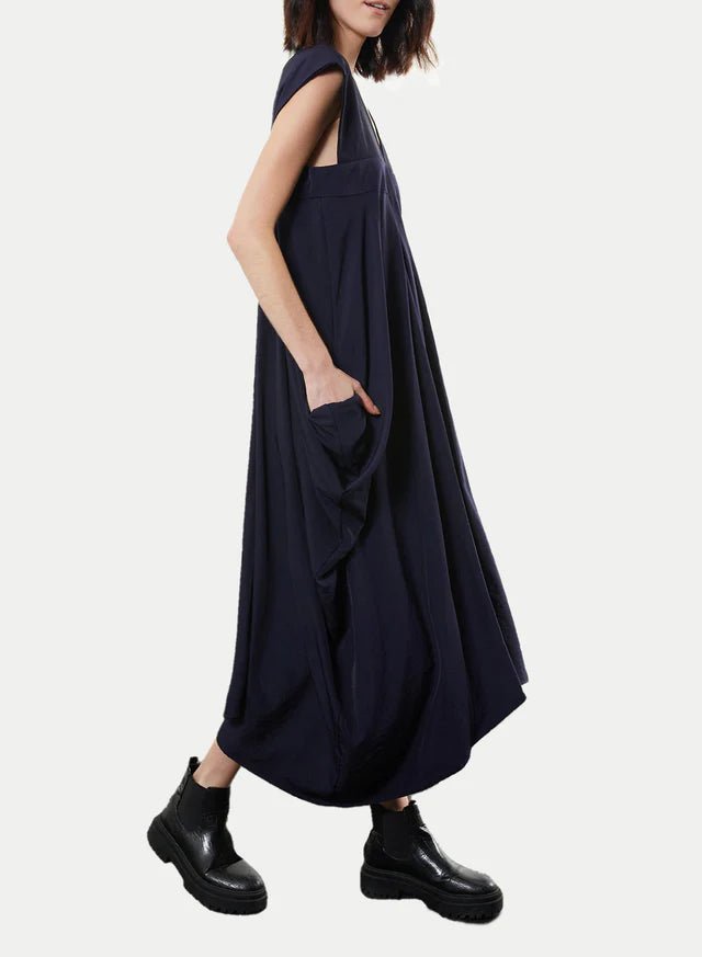 Meg Wide Strap Dress (Navy) - Victoire BoutiqueMeg by Megan KinneyDresses Ottawa Boutique Shopping Clothing