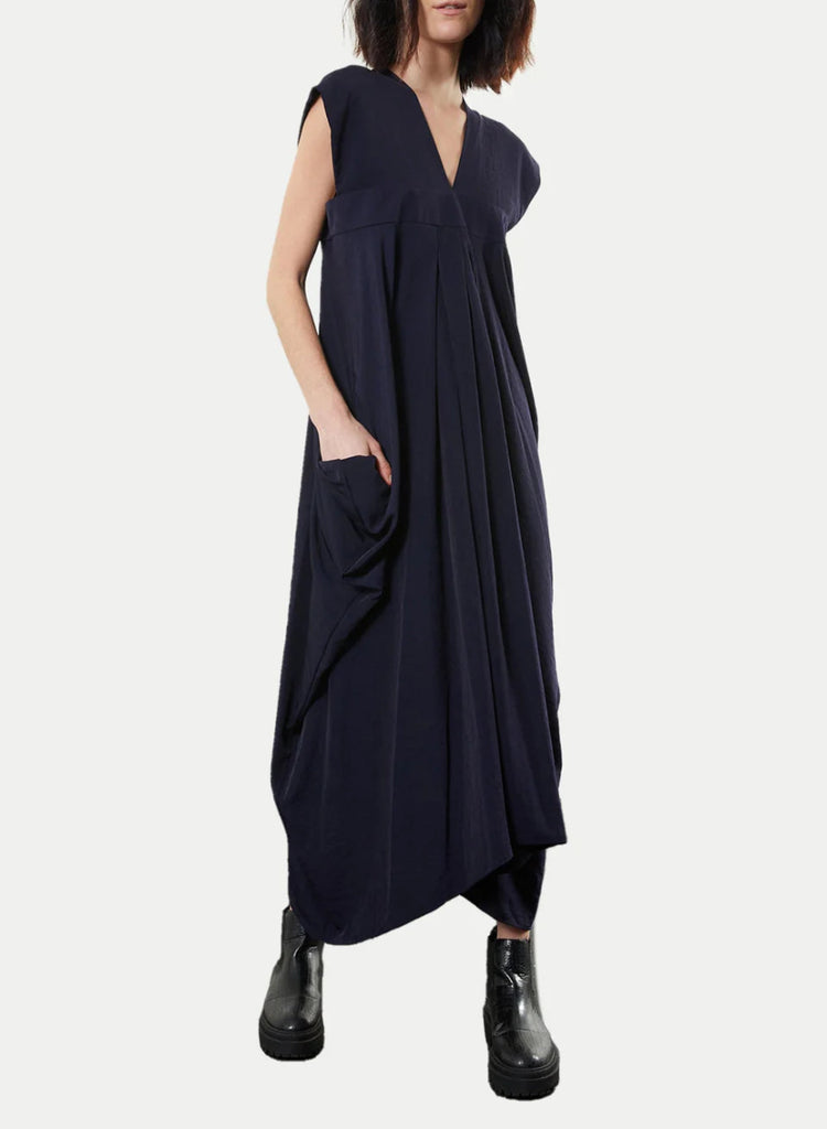 Meg Wide Strap Dress (Navy) - Victoire BoutiqueMeg by Megan KinneyDresses Ottawa Boutique Shopping Clothing