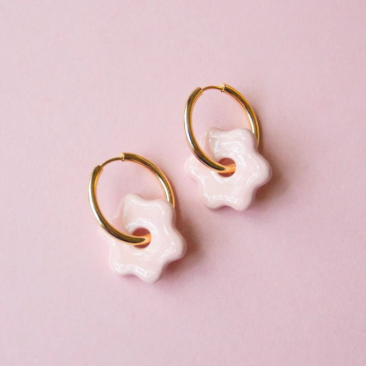 Meghan MacWhirter Daisy Hoops (Many Colours) - Victoire BoutiqueMeghan MacWhirterEarrings Ottawa Boutique Shopping Clothing