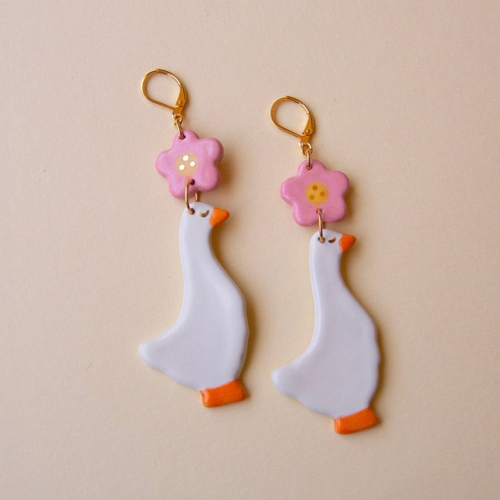 Meghan MacWhirter Goose Earrings - Victoire BoutiqueMeghan MacWhirterEarrings Ottawa Boutique Shopping Clothing