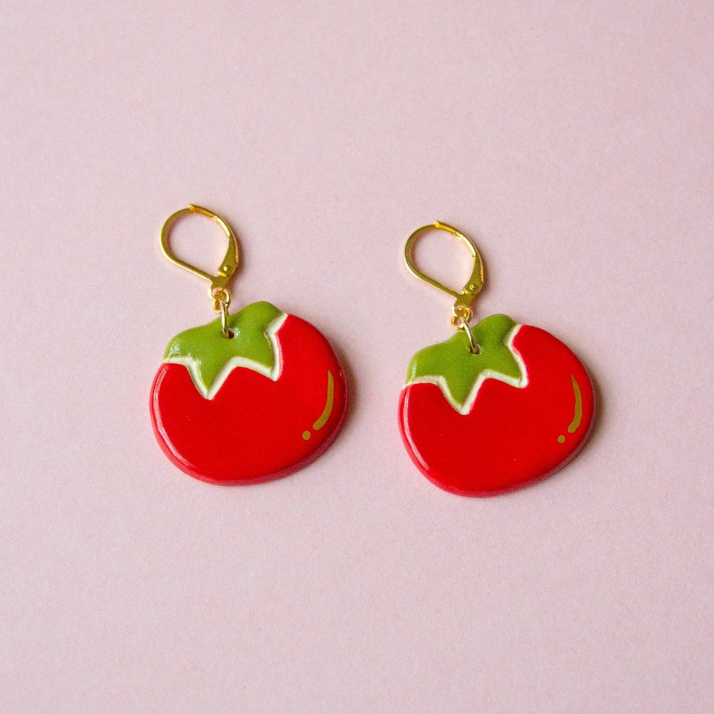 Meghan MacWhirter Tomato Earrings - Victoire BoutiqueMeghan MacWhirterEarrings Ottawa Boutique Shopping Clothing