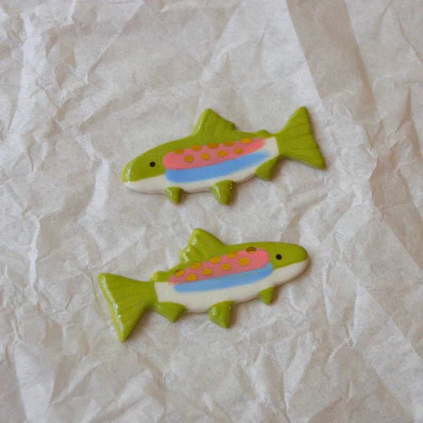 Meghan MacWhirter Trout Hair Clips - Victoire BoutiqueMeghan MacWhirterHair Accessories Ottawa Boutique Shopping Clothing