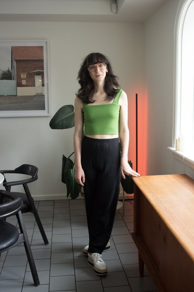 Mercedes Morin Felice Crochet Pants (Black) - Victoire BoutiqueMercedes MorinBottoms Ottawa Boutique Shopping Clothing