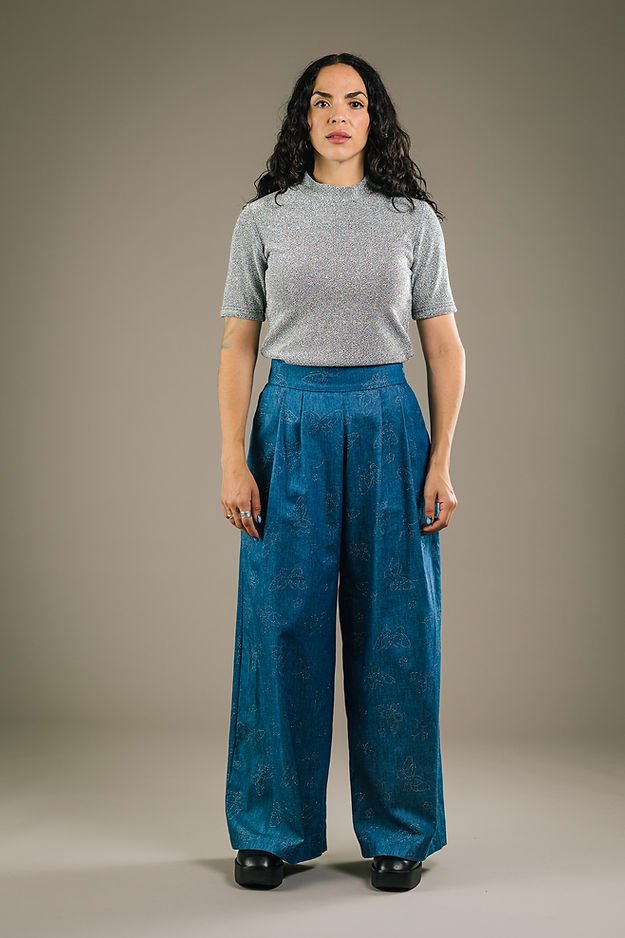 Mercedes Morin Glitch Top (Silver) - Victoire BoutiqueMercedes MorinTops Ottawa Boutique Shopping Clothing