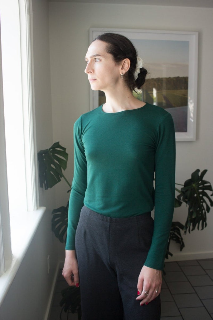 Mercedes Morin Greta Top (Pine) - Victoire BoutiqueMercedes MorinTops Ottawa Boutique Shopping Clothing