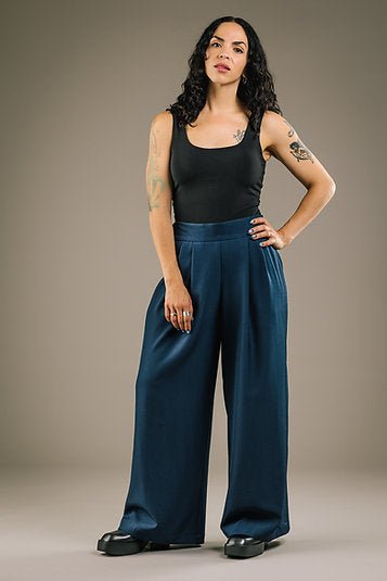 Mercedes Morin Paloma Pants (Navy) - Victoire BoutiqueMercedes MorinBottoms Ottawa Boutique Shopping Clothing