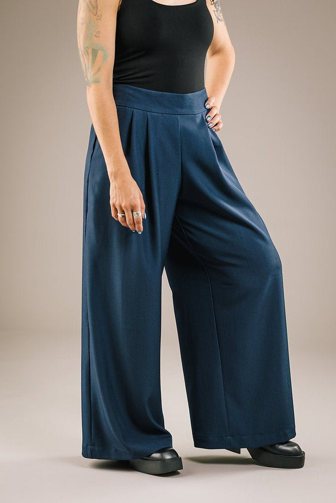 Mercedes Morin Paloma Pants (Navy) - Victoire BoutiqueMercedes MorinBottoms Ottawa Boutique Shopping Clothing