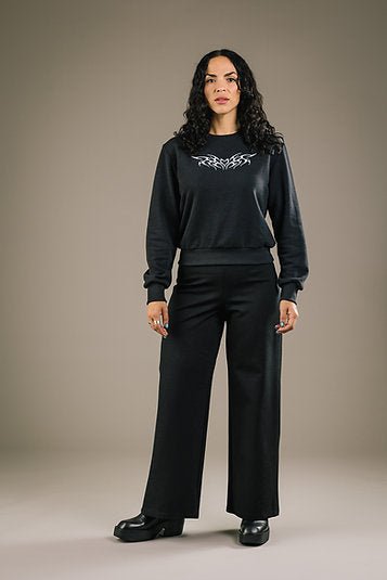 Mercedes Morin Sigil Crewneck (Black) - Victoire BoutiqueMercedes MorinTops Ottawa Boutique Shopping Clothing