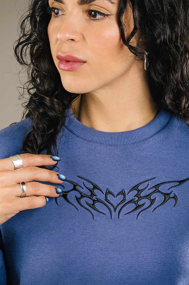 Mercedes Morin Sigil Crewneck (Lavender) - Victoire BoutiqueMercedes MorinTops Ottawa Boutique Shopping Clothing