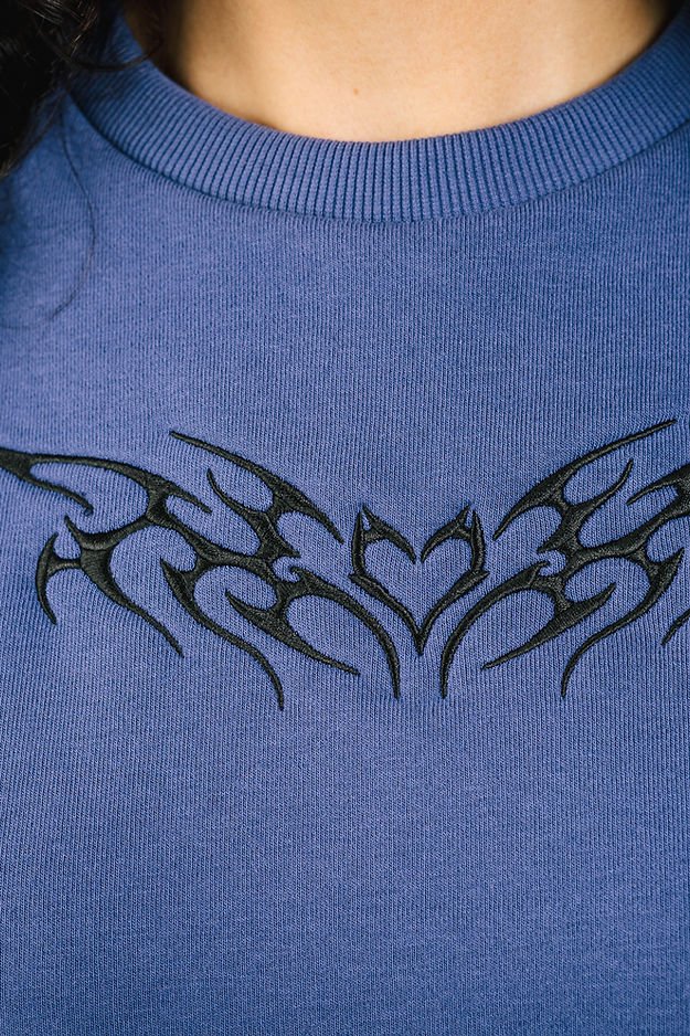 Mercedes Morin Sigil Crewneck (Lavender) - Victoire BoutiqueMercedes MorinTops Ottawa Boutique Shopping Clothing