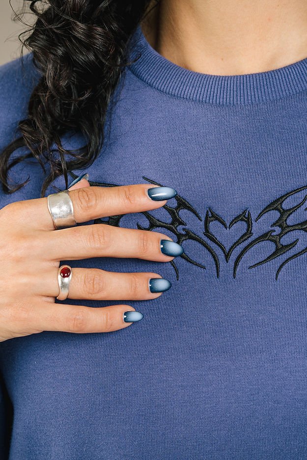 Mercedes Morin Sigil Crewneck (Lavender) - Victoire BoutiqueMercedes MorinTops Ottawa Boutique Shopping Clothing