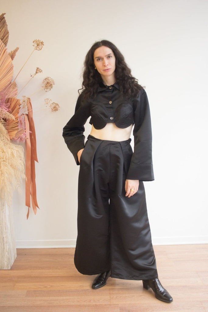 Mercy House Antre Pleated Pants - Victoire BoutiqueMercy HouseBottoms Ottawa Boutique Shopping Clothing