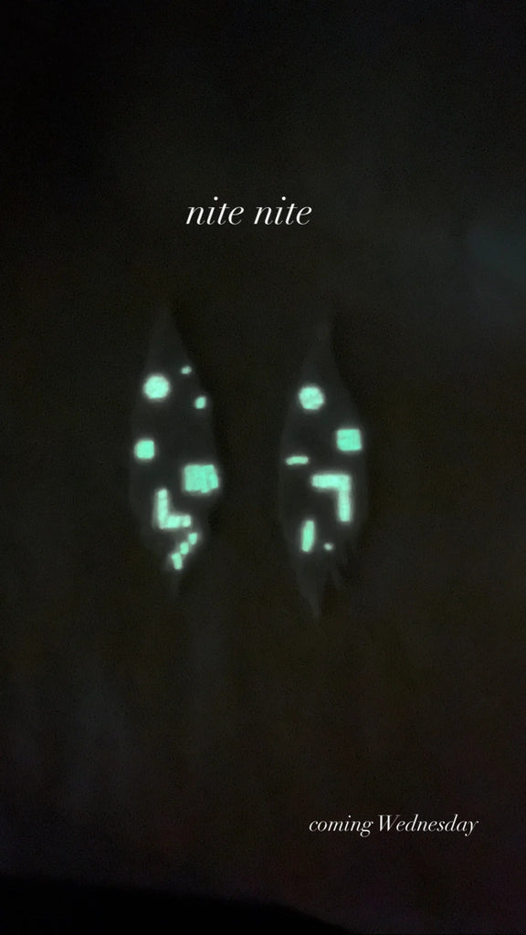 Miiken Fringe Glow in the Dark Earrings (Stardust) - Victoire BoutiqueMiikenEarrings Ottawa Boutique Shopping Clothing