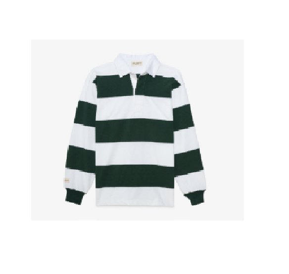 Milo & Dexter Rugby Shirt (Green & White Stripe) - Victoire BoutiqueMilo & DexterShirts & Tops Ottawa Boutique Shopping Clothing