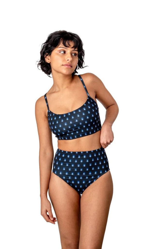 Minnow Bathers Poet Bottoms (Pearl Print) - Victoire BoutiqueMinnow BathersBathing Suit Ottawa Boutique Shopping Clothing