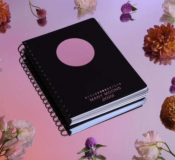 Moon Studio 2026 Many Moons Lunar Planner - Victoire BoutiqueMoon StudioStationery Ottawa Boutique Shopping Clothing