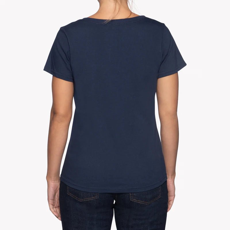 Naked & Famous Circular Knit Ballet T-Shirt (Navy) - Victoire BoutiqueNaked & FamousTops Ottawa Boutique Shopping Clothing