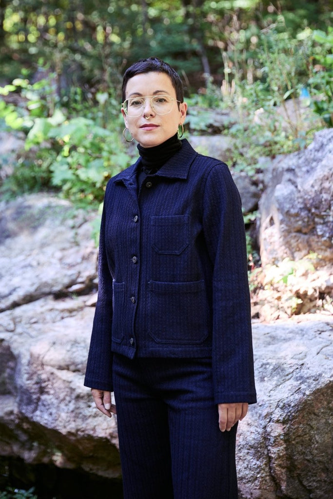 Naked & Famous Gracie Denim Top (Indigo Sugiaya) - Victoire BoutiqueNaked & FamousShirts & Tops Ottawa Boutique Shopping Clothing