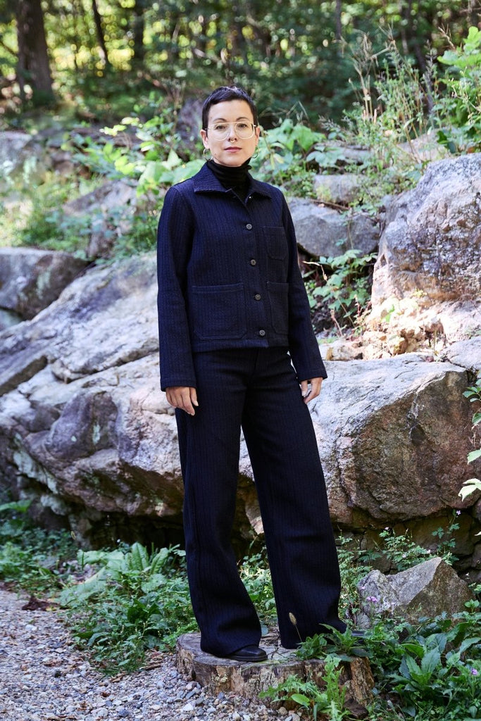 Naked & Famous Gracie Denim Top (Indigo Sugiaya) - Victoire BoutiqueNaked & FamousShirts & Tops Ottawa Boutique Shopping Clothing