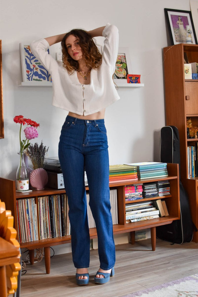 Naked & Famous True Girl Jeans (Indigo) - Victoire BoutiqueNaked & FamousDenim Ottawa Boutique Shopping Clothing