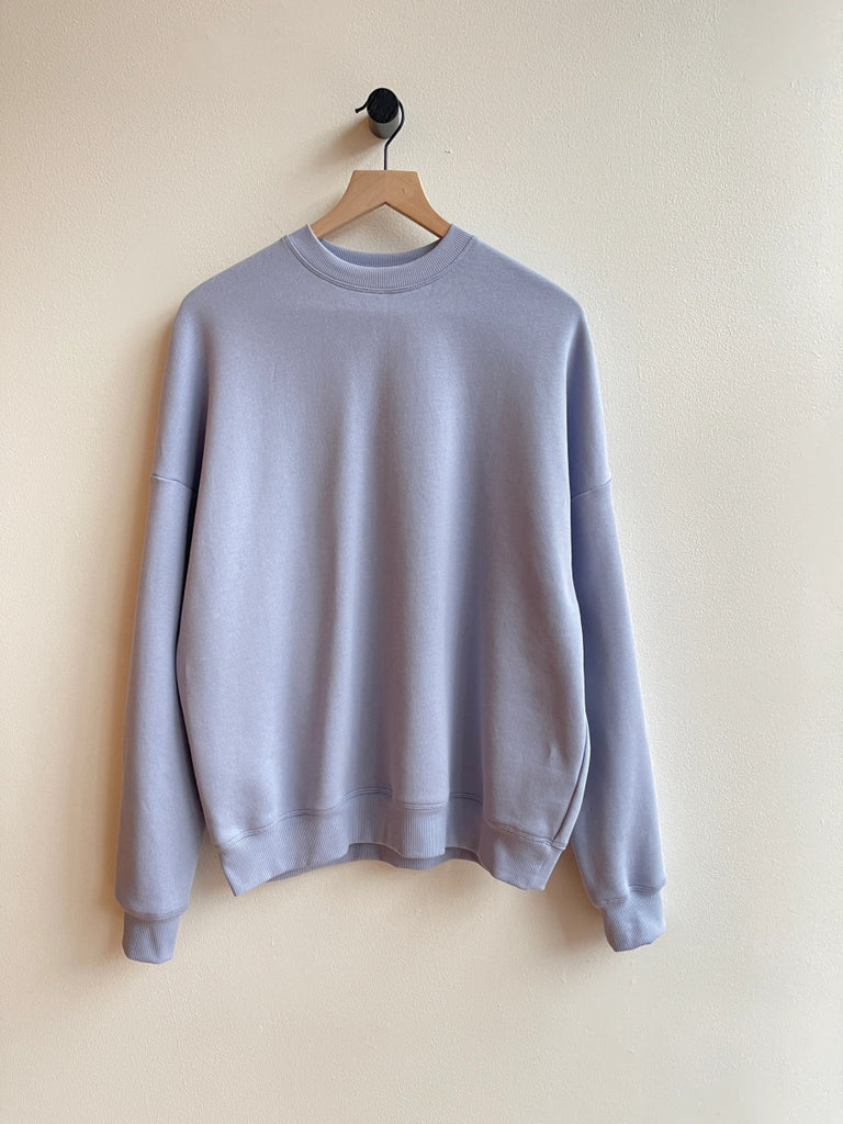 Odeyalo Anemone Crew Neck Sweater - Sky Blue (In - Store) - Victoire BoutiqueOdeyaloSweater Ottawa Boutique Shopping Clothing