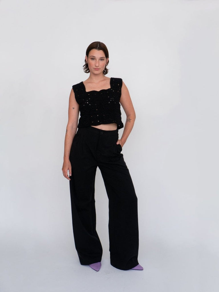 Odeyalo Kaviar Pants - Black (Online Exclusive) - Victoire BoutiqueOdeyaloBottoms Ottawa Boutique Shopping Clothing