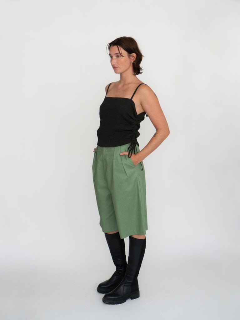 Odeyalo Madeleine Top (Algae) - Victoire BoutiqueOdeyaloTops Ottawa Boutique Shopping Clothing