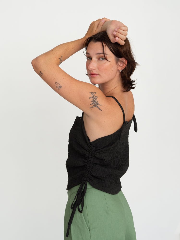 Odeyalo Madeleine Top (Algae) - Victoire BoutiqueOdeyaloTops Ottawa Boutique Shopping Clothing