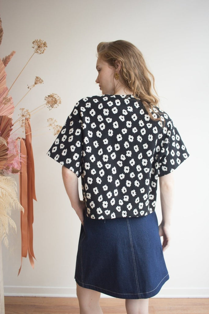 Odeyalo Toledo Skirt (Indigo Denim) - Victoire BoutiqueOdeyaloSkirts Ottawa Boutique Shopping Clothing