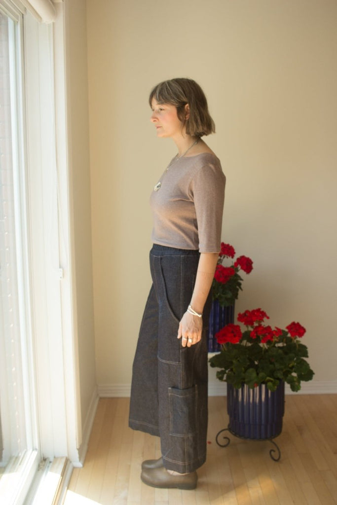 Olive Rose Pocket Pant (Denim) - Victoire BoutiqueOlive RoseBottoms Ottawa Boutique Shopping Clothing