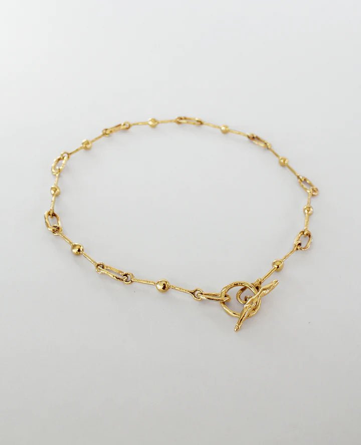ORA - C Nodes Choker Necklace (Brass) - Victoire BoutiqueORA - CNecklaces Ottawa Boutique Shopping Clothing