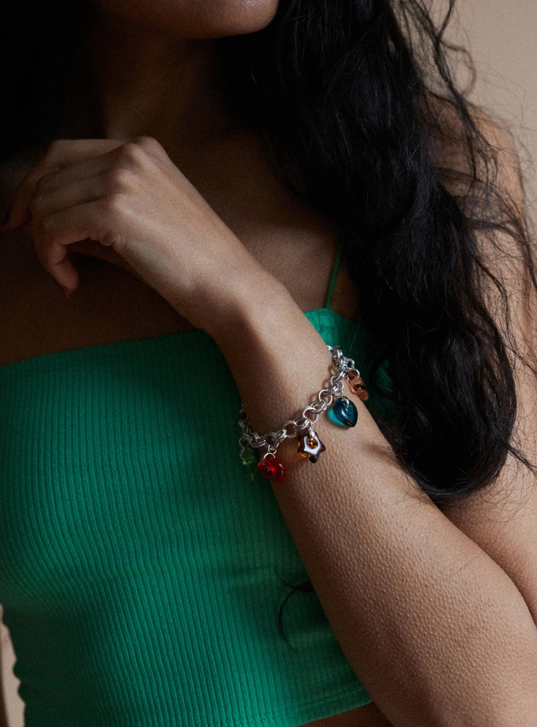 Par Ici 2 Juicy Charm Bracelet - Gold or Silver (In - Store) - Victoire BoutiquePar IciBracelets Ottawa Boutique Shopping Clothing