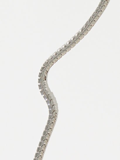 Par Ici 2Tone Snake Chain (In - Store) - Victoire BoutiquePar IciNecklaces Ottawa Boutique Shopping Clothing