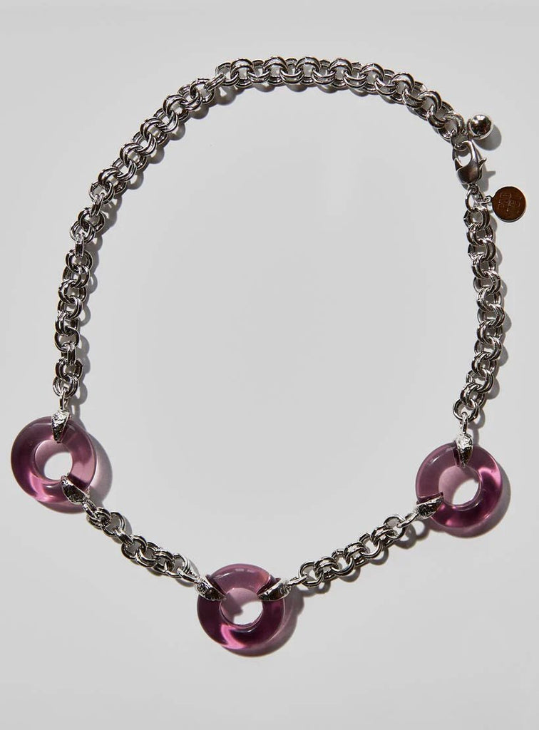 Par Ici Lifesaver Necklace - 3 Rings (In - Store) - Victoire BoutiquePar IciNecklaces Ottawa Boutique Shopping Clothing