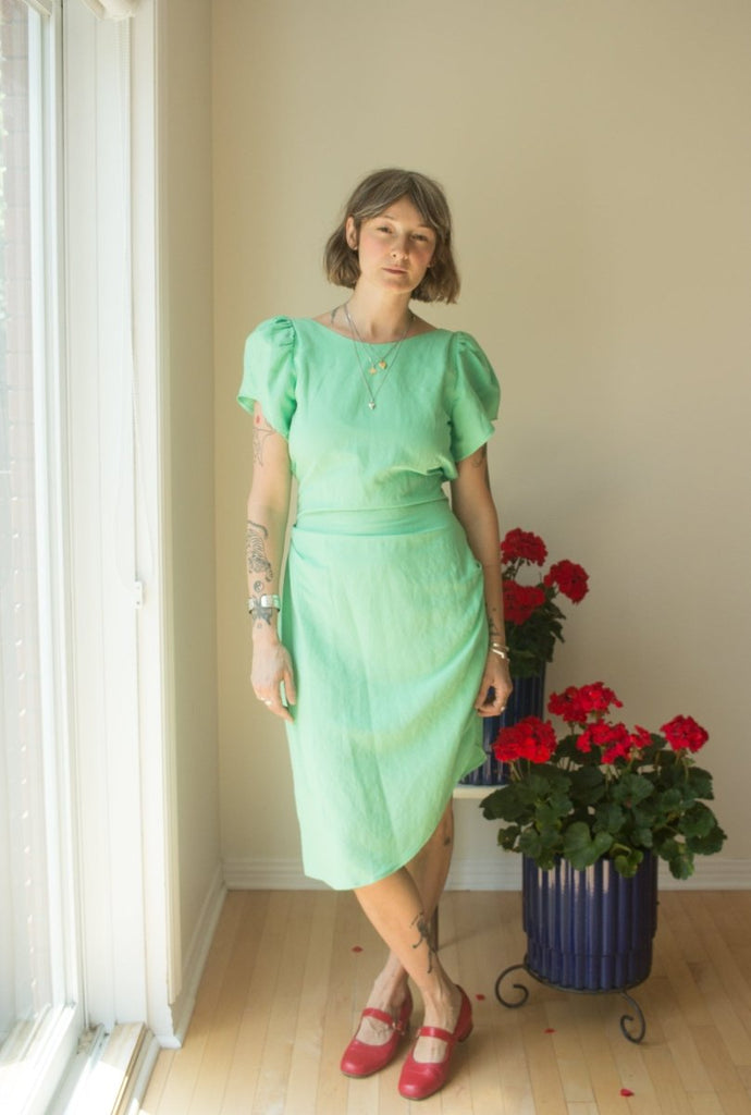 Rightful Owner Clara Dress (Jade) - Victoire BoutiqueRightful OwnerDresses Ottawa Boutique Shopping Clothing