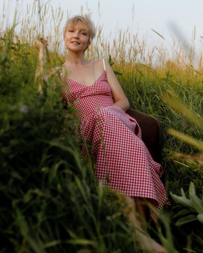 Rightful Owner Colombina Dress (Red Gingham) - Victoire BoutiqueRightful OwnerDresses Ottawa Boutique Shopping Clothing