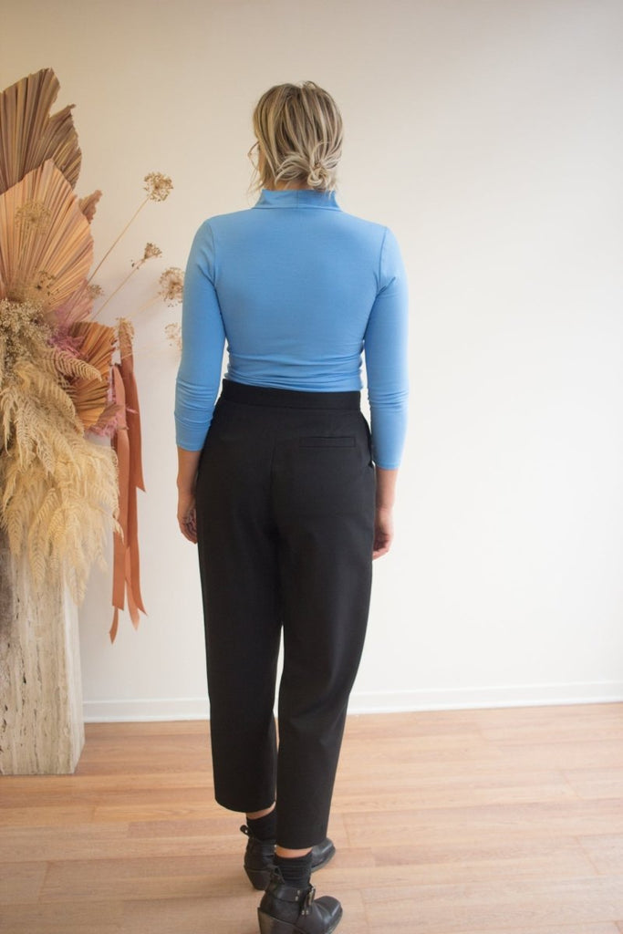 Rightful Owner Corset Turtleneck (Blue) - Victoire BoutiqueRightful OwnerTops Ottawa Boutique Shopping Clothing