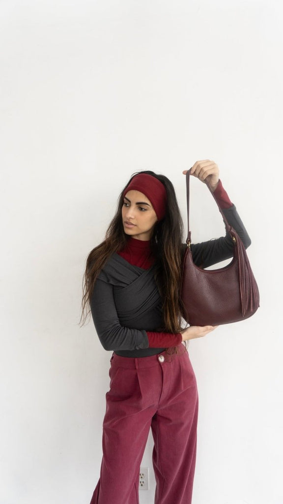 Rightful Owner Franny Bag (Burgundy) - Victoire BoutiqueRightful OwnerBags Ottawa Boutique Shopping Clothing