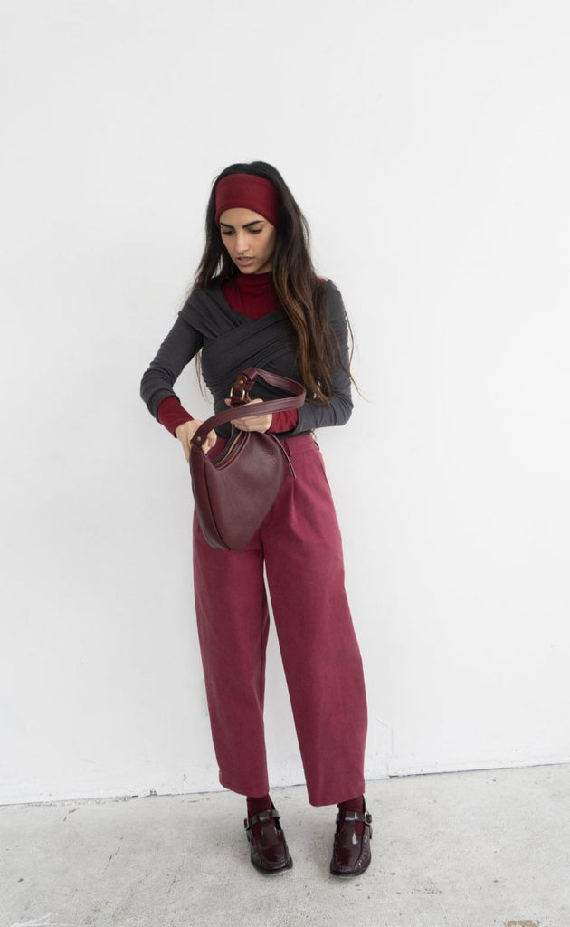 Rightful Owner Franny Bag (Burgundy) - Victoire BoutiqueRightful OwnerBags Ottawa Boutique Shopping Clothing