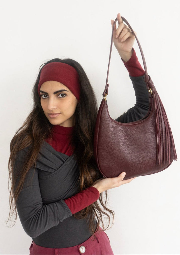 Rightful Owner Franny Bag (Burgundy) - Victoire BoutiqueRightful OwnerBags Ottawa Boutique Shopping Clothing